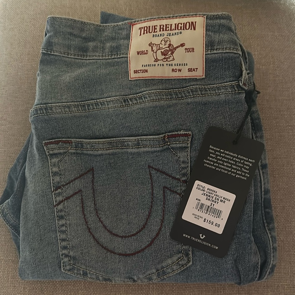 Brand new ladies true religion jeans tags on them